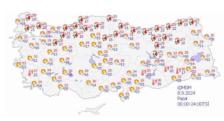 Doğu Karadeniz’de 5 il için kuvvetli sağanak uyarısı: Sel ve heyelan riskine dikkat! 25